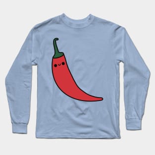 Cute Chili Pepper - Kawaii Long Sleeve T-Shirt